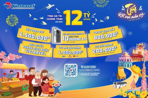TẾT - “CHẤT LIỆU” TẠO NÊN SỰ GẮN KẾT GIA ĐÌNH QUA CÁC CHẶNG HÀNH TRÌNH DU XUÂN TỪ VIETRAVEL