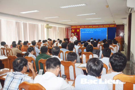 Hơn 120 cán bộ tham dự tập huấn nâng cao năng lực công tác thông tin, truyền thông