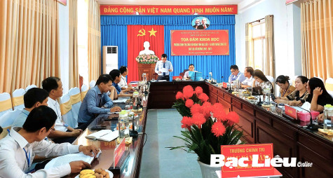 Trường Chính trị Châu Văn Đặng: Tọa đàm 15 năm trong công tác đào tạo, bồi dưỡng
