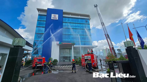 Chú trọng công tác diễn tập phương án chữa cháy