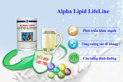 Sữa non Alpha Lipid - Thực phẩm bổ sung dinh dưỡng toàn diện cho cơ thể