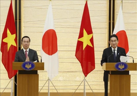 Tuyên bố chung về việc nâng cấp quan hệ Việt Nam - Nhật Bản lên Đối tác Chiến lược toàn diện vì hoà bình và thịnh vượng tại châu Á và trên thế giới