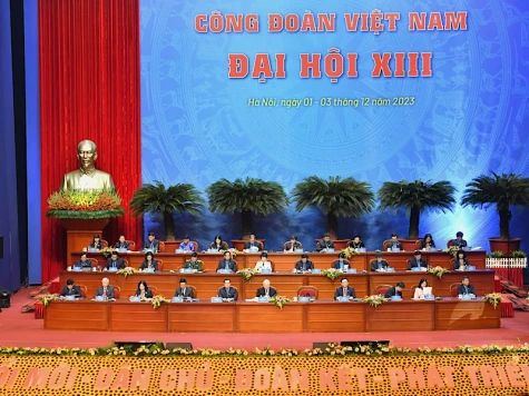 Khai mạc trọng thể Đại hội XIII Công đoàn Việt Nam
