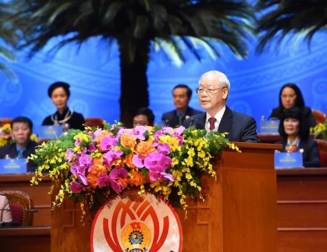 Toàn văn Phát biểu của Tổng Bí thư Nguyễn Phú Trọng tại Đại hội XIII Công đoàn Việt Nam