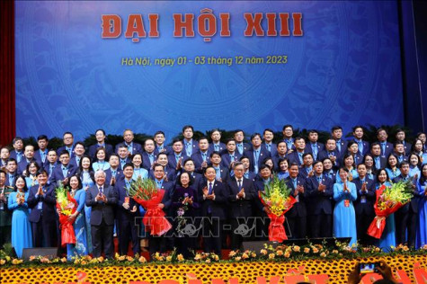 Đại hội XIII Công đoàn Việt Nam thành công tốt đẹp