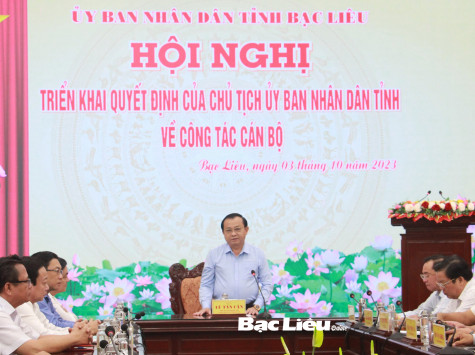Phó Chủ tịch Thường trực UBND tỉnh - Lê Tấn Cận được bổ nhiệm làm Thứ trưởng Bộ Tài chính