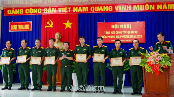 Hoàn thành nhiệm vụ quân sự - quốc phòng địa phương năm 2023