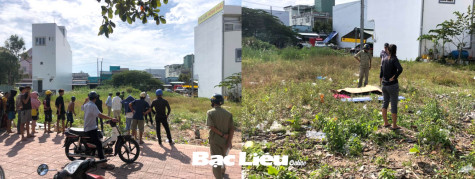 TP. Bạc Liêu: Phát hiện thi thể người đàn ông tại bãi đất trống ven đường