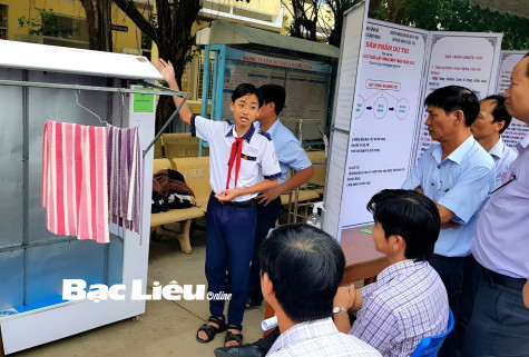Cuộc thi Khoa học - Kỹ thuật cấp huyện dành cho học sinh THCS: Sân chơi của tư duy sáng tạo