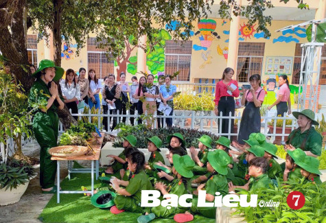 Ngành Giáo dục TX. Giá Rai: Xây dựng lớp học mầm non hạnh phúc
