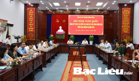 Hội nghị toàn quốc tổng kết công tác kiểm tra giám sát của Đảng năm 2023