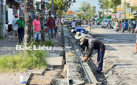 Đẩy nhanh tiến độ các công trình nâng cấp đô thị