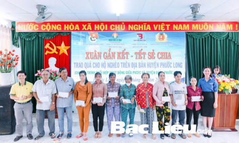 Xuân yêu thương chia sẻ cùng người nghèo