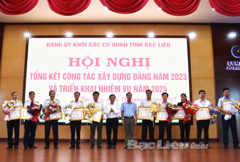 Đảng ủy Khối các cơ quan tỉnh: Tổng kết công tác xây dựng Đảng năm 2023