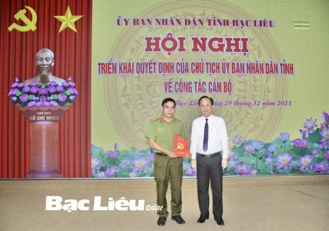 Bổ nhiệm ông Bùi Đông Thuận giữ chức Phó Chánh Văn phòng UBND tỉnh