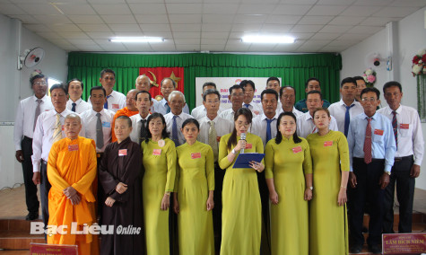Đại hội điểm MTTQ Việt Nam xã Vĩnh Trạch Đông lần thứ XII, nhiệm kỳ 2024 - 2029