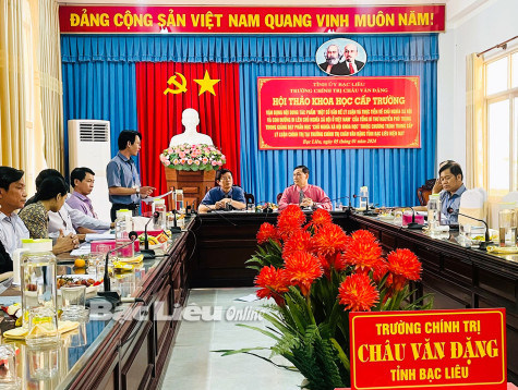 Trường Chính trị Châu Văn Đặng: Vận dụng nội dung tác phẩm của Tổng Bí thư vào giảng dạy Trung cấp lý luận chính trị