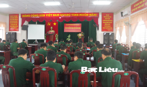 Bộ Chỉ huy Bộ đội Biên phòng tỉnh: Tập huấn cán bộ năm 2024