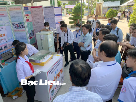 85 dự án tham gia Cuộc thi Khoa học - kỹ thuật cấp tỉnh dành cho học sinh trung học