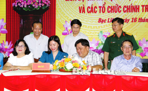 Sơ kết công tác phối hợp giữa Bộ CHQS tỉnh với Ban Dân vận Tỉnh ủy và các tổ chức chính trị - xã hội
