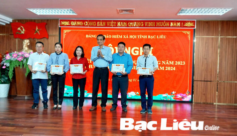 Đảng bộ Bảo hiểm xã hội tỉnh Bạc Liêu: Tổng kết công tác Đảng năm 2023 và triển khai nhiệm vụ năm 2024
