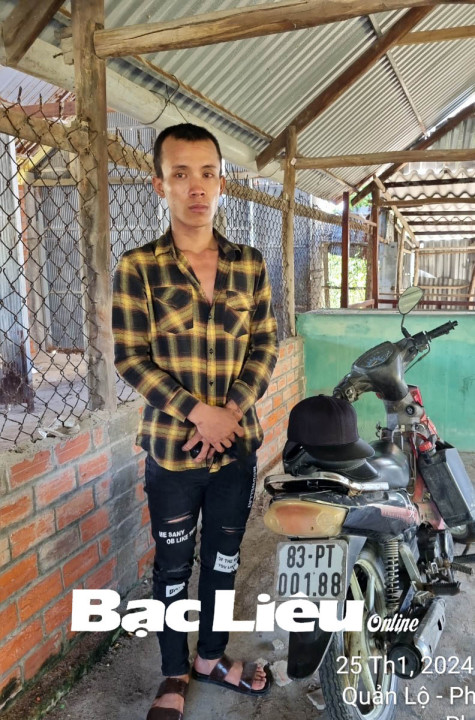 Bắt nóng tên trộm xe máy ở Sóc Trăng tẩu thoát về Bạc Liêu