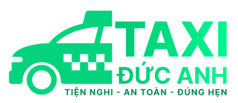 Taxi ra sân bay Nội Bài Đức Anh nổi bật với Logo màu xanh lá cây