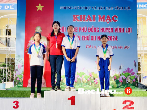 Ngày hội thể thao vui khỏe của học sinh Vĩnh Lợi