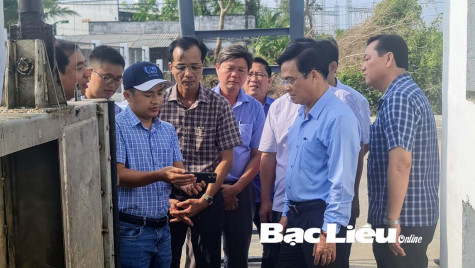 Sở NN&PTNT: Nghiệm thu ứng dụng phần mềm thông minh trong quản lý và vận hành cống Nọc Nạng