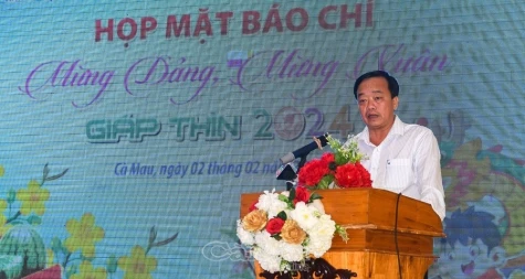 Họp mặt báo chí mừng Đảng, mừng Xuân Giáp Thìn 2024