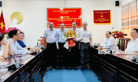 Bổ nhiệm Phó Giám đốc Sở Tư pháp