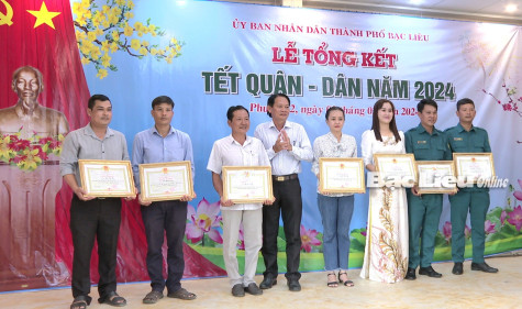 ​2,6 tỷ đồng thực hiện tết Quân - dân tại TP. Bạc Liêu