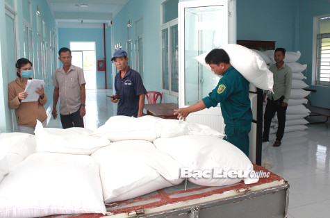 Chính phủ cấp cho Bạc Liêu gần 484 tấn gạo để phát cho dân dịp Tết