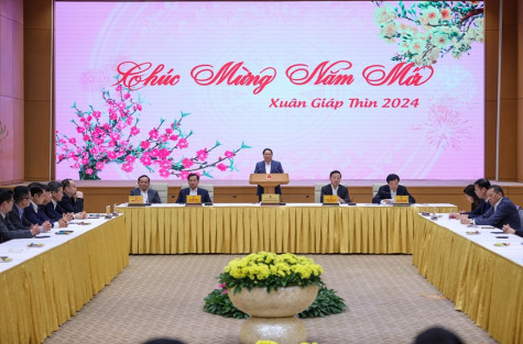 Thủ tướng Phạm Minh Chính động viên, giao nhiệm vụ cho Văn phòng Chính phủ ngay sau kỳ nghỉ Tết