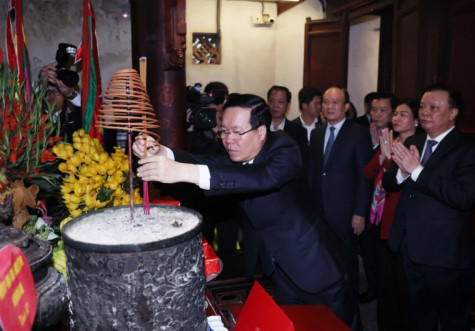 Chủ tịch nước Võ Văn Thưởng dâng hương tưởng niệm Đức vua An Dương Vương