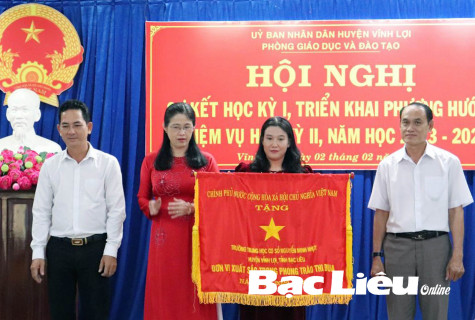 Ngành Giáo dục huyện Vĩnh Lợi: Tích cực vận động học sinh trở lại trường