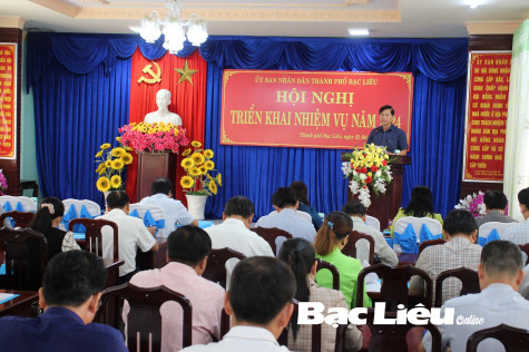 TP. Bạc Liêu triển khai nhiệm vụ năm 2024