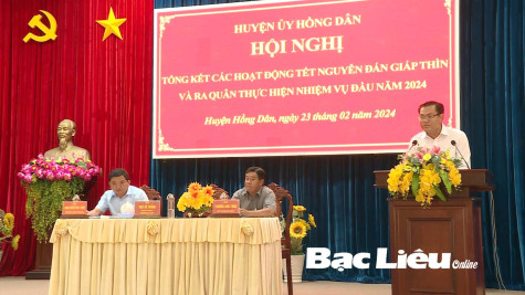 Huyện Hồng Dân: Nỗ lực thực hiện thắng lợi các mục tiêu năm mới