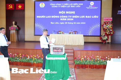 Công đoàn Công ty Điện lực Bạc Liêu: Phấn đấu hoàn thành các nhiệm vụ chính trị