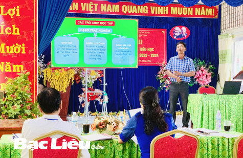 Ngành Giáo dục huyện Hòa Bình: Tổ chức thành công Hội thi giáo viên dạy giỏi cấp tiểu học