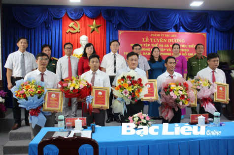 TP. Bạc Liêu: Nâng cao chất lượng học tập và làm theo Bác