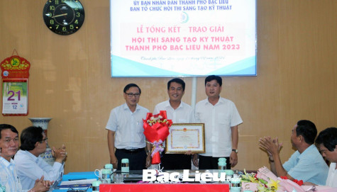 Ngành Giáo dục TP. Bạc Liêu: Thắng lớn tại Hội thi​ Sáng tạo kỹ thuật TP. Bạc Liêu