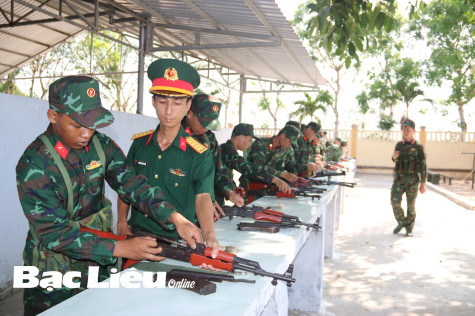 Chiến sĩ mới hòa nhập nhanh với môi trường quân đội
