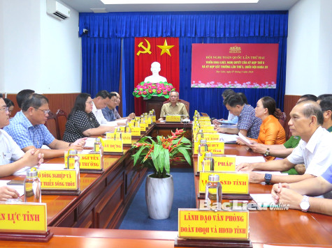 Hội nghị toàn quốc triển khai Luật, Nghị quyết của Quốc hội