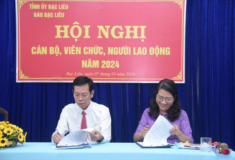 Hội nghị cán bộ, viên chức, người lao động Báo Bạc Liêu năm 2024
