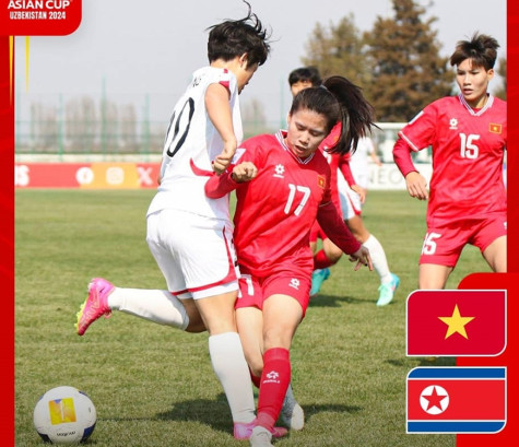 U20 nữ Việt Nam không thể tạo bất ngờ trước U20 nữ CHDCND Triều Tiên