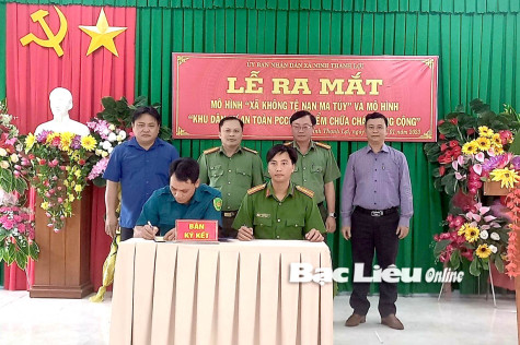 Xây dựng Hồng Dân thành huyện không có tệ nạn ma túy
