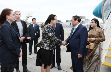 Thủ tướng Chính phủ - Phạm Minh Chính tới Auckland, thăm chính thức New Zealand
