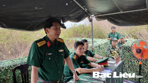 Quân khu 9 kiểm tra luyện tập sẵn sàng chiến đấu tại huyện Đông Hải