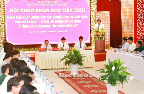 Trường Chính trị Châu Văn Đặng: Nâng cao chất lượng đào tạo và nghiên cứu khoa học